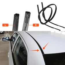 For Toyota Corolla 2009-2013 2X Rubber Roof Molding Trim Weather Seal Strip Kit