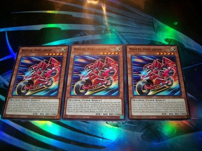 3x Wheel Synchron 1st Edition Common L5DD-ENY08 Yu-Gi-Oh!