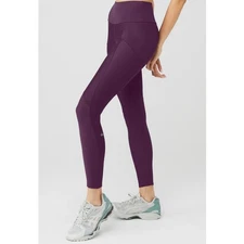 NWOT $140 ALO YOGA Ribbed Airlift High-Waist 7/8 Enchanted Legging Sz XS 