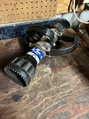 #ad #ad Task Force Tips TFT 2.5” Fire Hose Nozzle 50 350GPM Two Hand Nozzle Free Ship $199.95