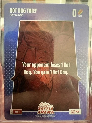 2026 Bo Jackson Battle Arena Hot Dog Thief SSP Battlefoil