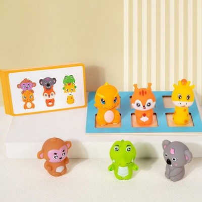 Tier Matching Spiel Zuhause Kindergarten Farbsortierung Kinder Lernspielzeug
