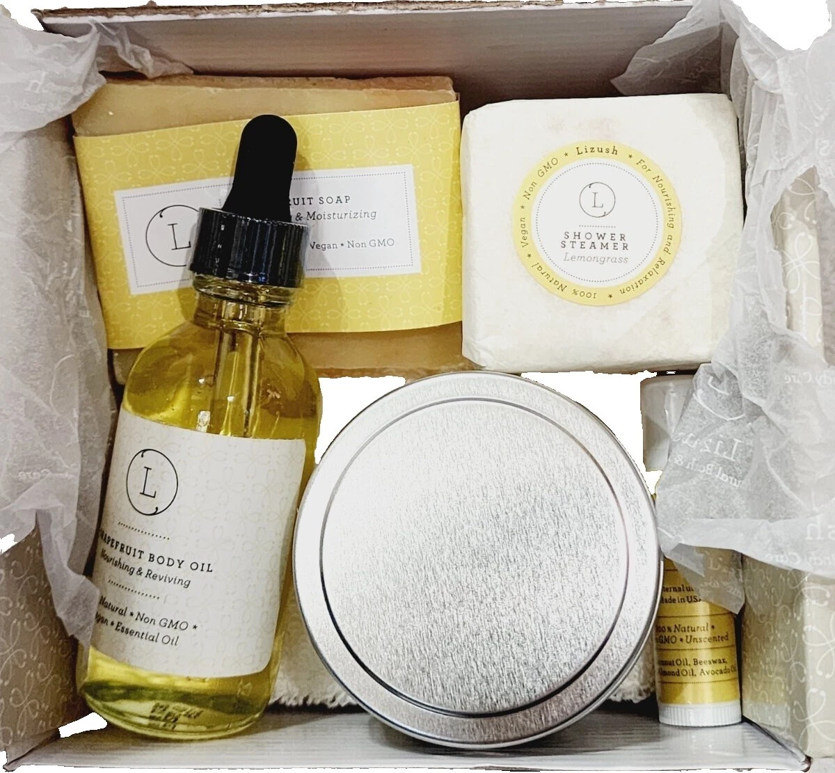 Lemongrass Travel Size Bath Sets & Kits