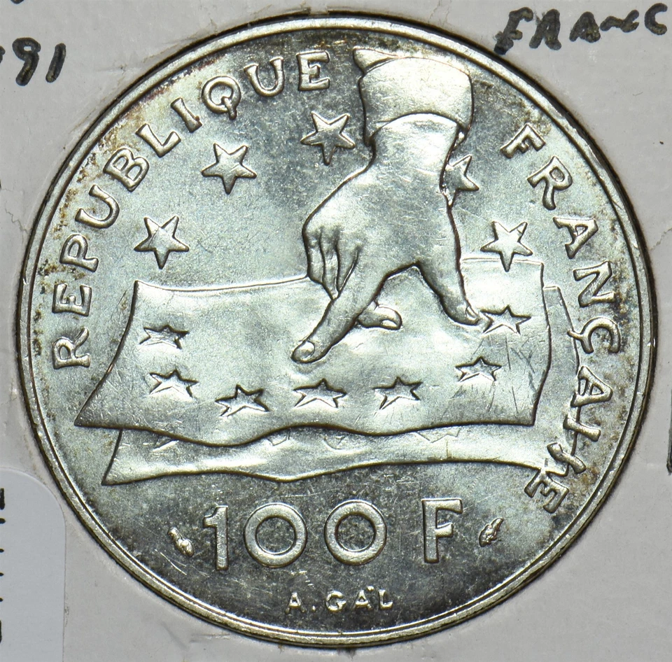 Francia 1991 100 francos 241142 envío combinado Foto 2 de 2