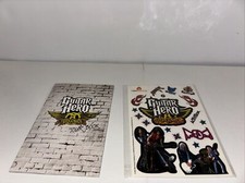 Guitar Hero stickers Aerosmith Gibson Les Paul Sticker Pack NEW Activision