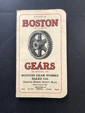 Vintage Boston Gears Catalog 48, 1928. Boston Gear Works Sales Company.