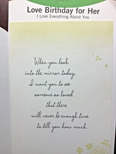 WOMAN I LOVE BIRTHDAY Cards, Wife Girlfriend 16 Choices HALLMARK 38 - Picture 7 of 46