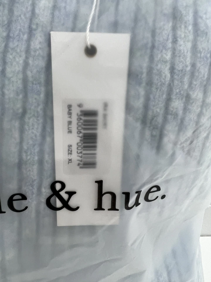 NUEVO - GRAPA Y TONO Ira Suéter Falda Parte Inferior Bebé Azul Talla XL $117 Foto 3 de 4