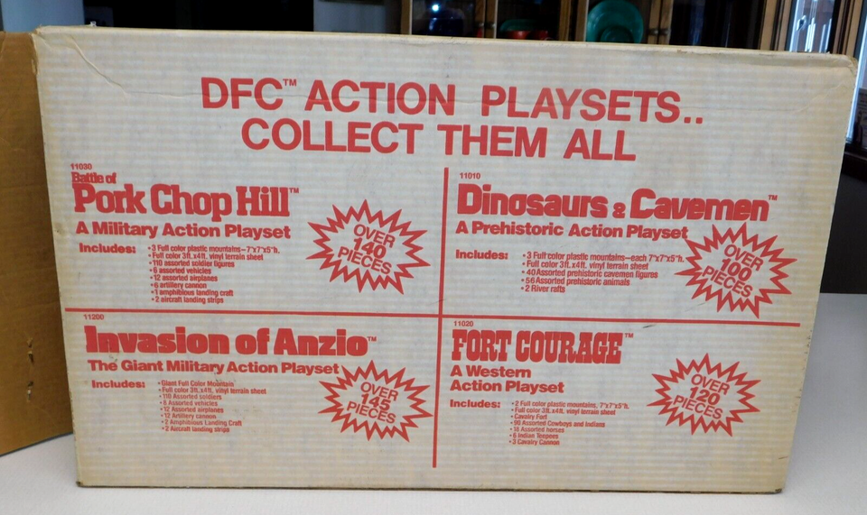 VINTAGE DFC FORT COURAGE WESTERN ACTION PLAYSET 11020 & BOX | eBay