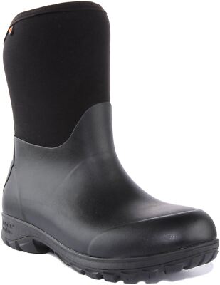 Moore Sauvie Basin Neoprenschaft Gummi Wellington Stiefel schwarz Herren UK 6 - 12
