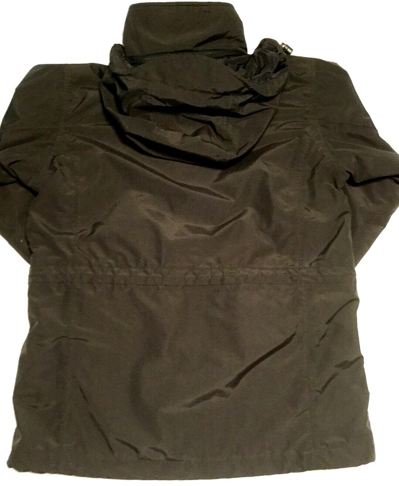 EDDIE BAUER WEATHER EDGE SKI JACKET Women's Small Black Hooded