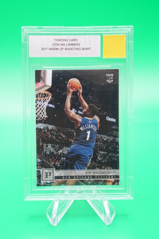 2019-20 Chronicles Base Panini Worn Warm Up Shirt 120 Zion Williamson BGS R6220J