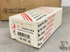 QTY 12 - DYKEM 16080 Industrial Paint Metal Markers TEXPEN Fine Tip T-6080 White