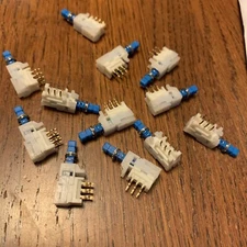 10 Qty Self Latching Push Button Switch 6 Pin 1 Position Self-Locking PCB