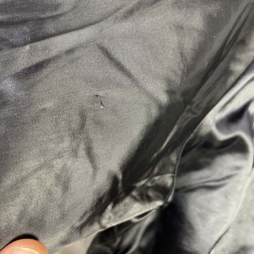 Vintage King Louie GM Motors Pro Fit Black Satin Bomber Jacket Made USA - Picture 8 of 12