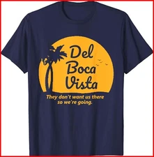 Del Boca Vista They Don't Want Us There Retired Black Cotton T-Shirt S-5XL
