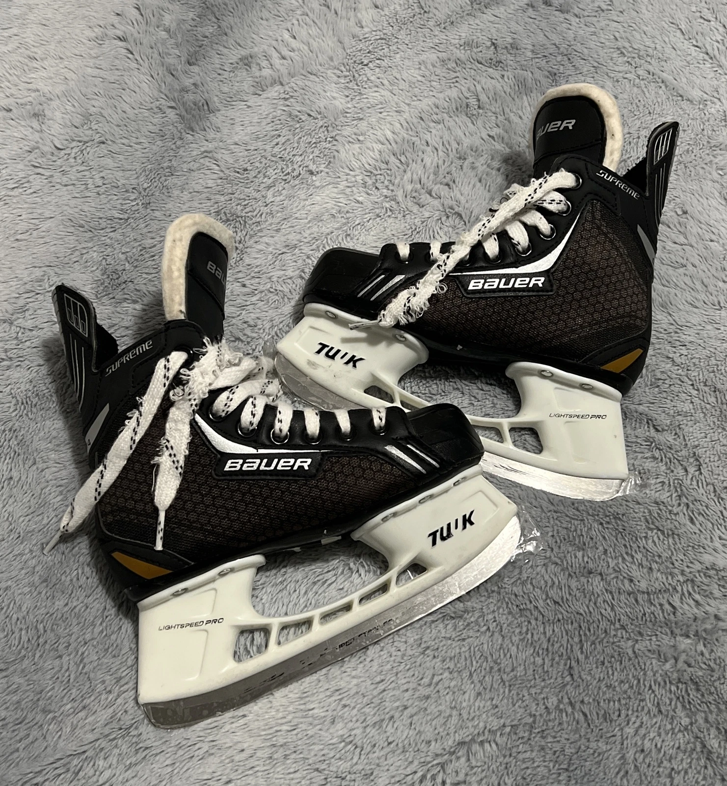 Chaussures de patinage de hockey pour hommes Bauer Supreme Lightspeed Pro taille 2y (1R) TUUK ONE.4