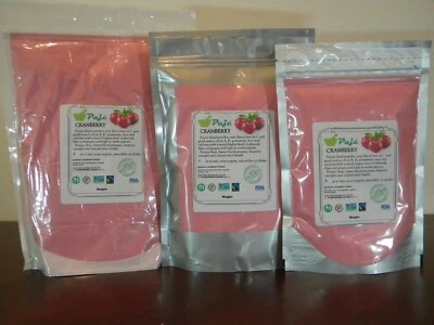 PAJE POWDER CRANBERRY powder 8oz 16oz 1lb 32oz 2lb 4lb 10lb FREEZE DRIED PAJE