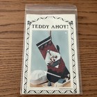 Teddy Ahoy Christmas Stocking Pattern 18" x 9" Hearthsewn Vintage 1989 — photo 4