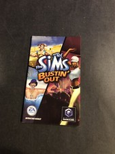 sims bustin out gamecube manual only