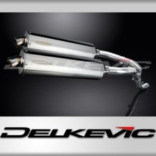 KAWASAKI ZX10R NINJA 2006-2007 450mm OVAL STAINLESS BSAU SILENCER EXHAUST KIT