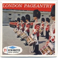 London Pageantry England Belgian made View-Master Packet C-295-E Exc. Cond