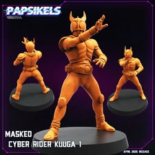 Masked Cyber Rider Kuuga 1 Papsikels Miniature Cyberpunk