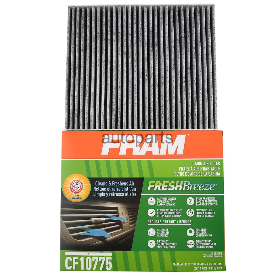 Cabin Air Filter Cf10775 For Buick Regal Chevrolet Volt Trax Srx Elr Cadillac — 第 3/4 张图片