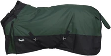 Winter Horse Turnout Blanket - 1200D Snuggit - Green -Size 69" to 81" 400 Grams