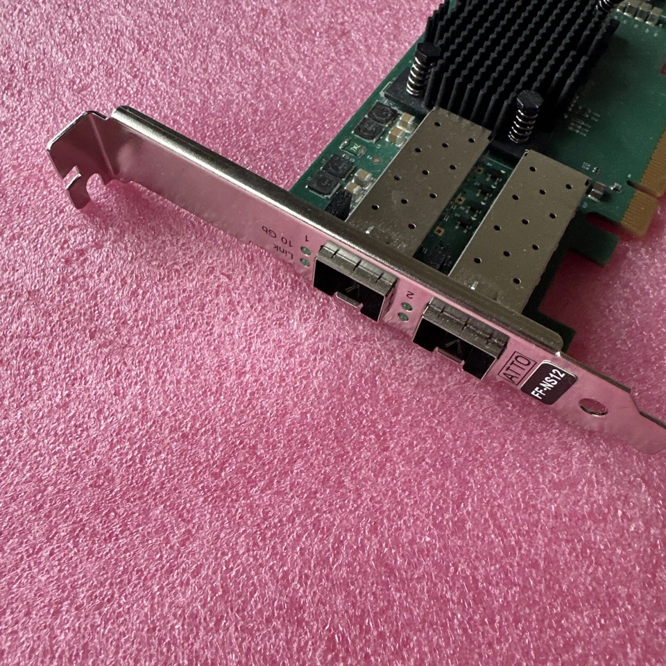 ATTO FastFrame FF-NS12 2-Port LC SFP+ 10GbE PCIe2.0 Network Adapter FULL Profile - Image 4 of 4