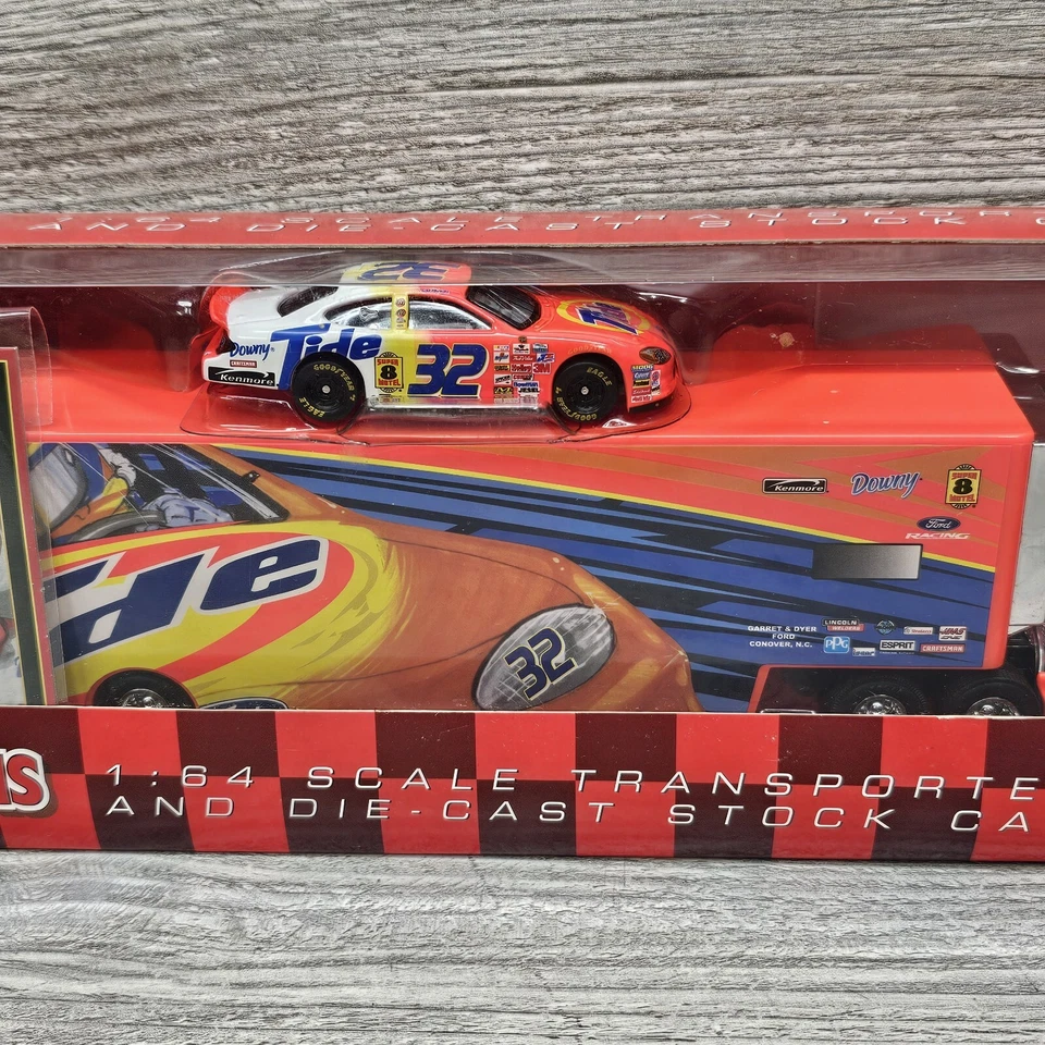 Racing Champions #32 Ricky Craven Tide Transporter & Stock Car Chase The Race Foto 4 de 4