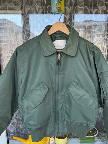Vintage 90’s CWU-36/P Flyer's Flight Bomber Jacket Aramid USA Size XS/S Men's - Picture 3 of 10