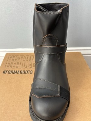 Forma Bolt New Motorcycle Boots Leather Men s 10 Waterproof Breathable Drytex