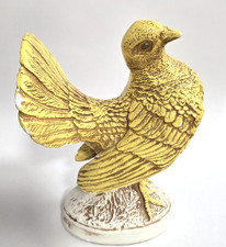 JARU Vintage MCM Yellow Pigeon Bird Pottery Sculpture Statement Piece
