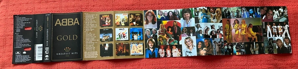 ABBA - UK CHROME SIGNATURE SHEET/LIMITED EDITION CASSETTE TAPE - ABBA GOLD - Image 4 of 4