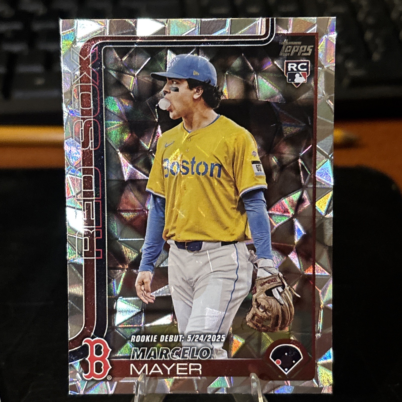 2025 Topps Update Series - Rookie Debut Marcelo Mayer #US276 Diamante Foil (RC)