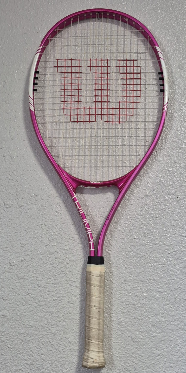 Wilson Triumph Tennis  Racquet Womens - Fuschia Hot Pink 4 1
