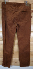 Peter Millar Corduroy Pants Men 35x32 Brown Chino Khaki