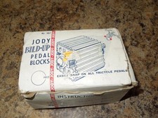 New Old Stock Jody Bild-Up Tricycle Pedal Blocks 987 by Hansen