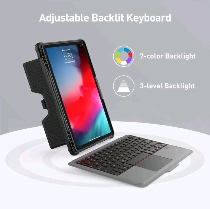 Funda Samsung Galaxy Tab S10 Plus/S9+ 12,4" con teclado desmontable 7 colores Foto 4 de 4