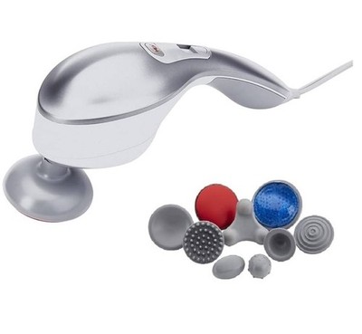 brookstone max hot & cold vibration massager Brookstone Max Hot & Cold Vibration Massager, Custom Variable Speed and  Intensity Control, Corded Power Supply, 9 Attachments, Cold Gel Attachment  for Inflammation and Swelling, Soothing Heat: Buy Online at Best Price main image 0