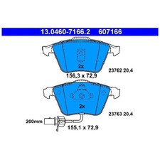 Satz Bremsbeläge Bremsklötze vorne für Audi A6 C5 4B2 4B5 Allroad 4BH 2447911