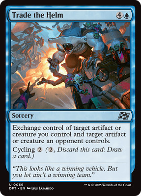 x4 Trade the Helm DFT Aetherdrift MTG 69 UNCOMMON M/NM 4x