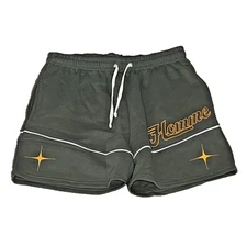 BooHoo Man Relaxed Short Length Homme Volley Shorts Green Medium