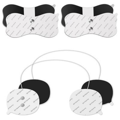 Comfytemp Official TENS Unit Replacement Pads for K6114/K6122, 4 Pack White 