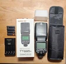 Godox TT685-F Camera Flash For Fujifilm with Rechargable Batteries and Mount