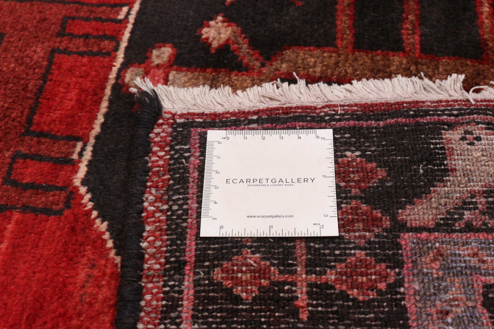 Vintage Hand-knotted Runner Rug 3'8" x 9'9" Traditional Oriental Wool Carpet