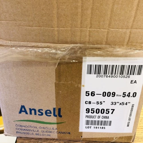 Ansell 56009/54.0 Chemical Protective Apron 6 mil Vinyl PVC CB-55 33X54 12pk image 2