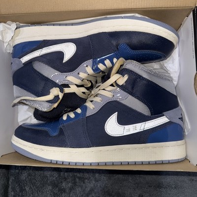 Size 9 - Air Jordan 1 SE Craft Mid Inside Out - Obsidian