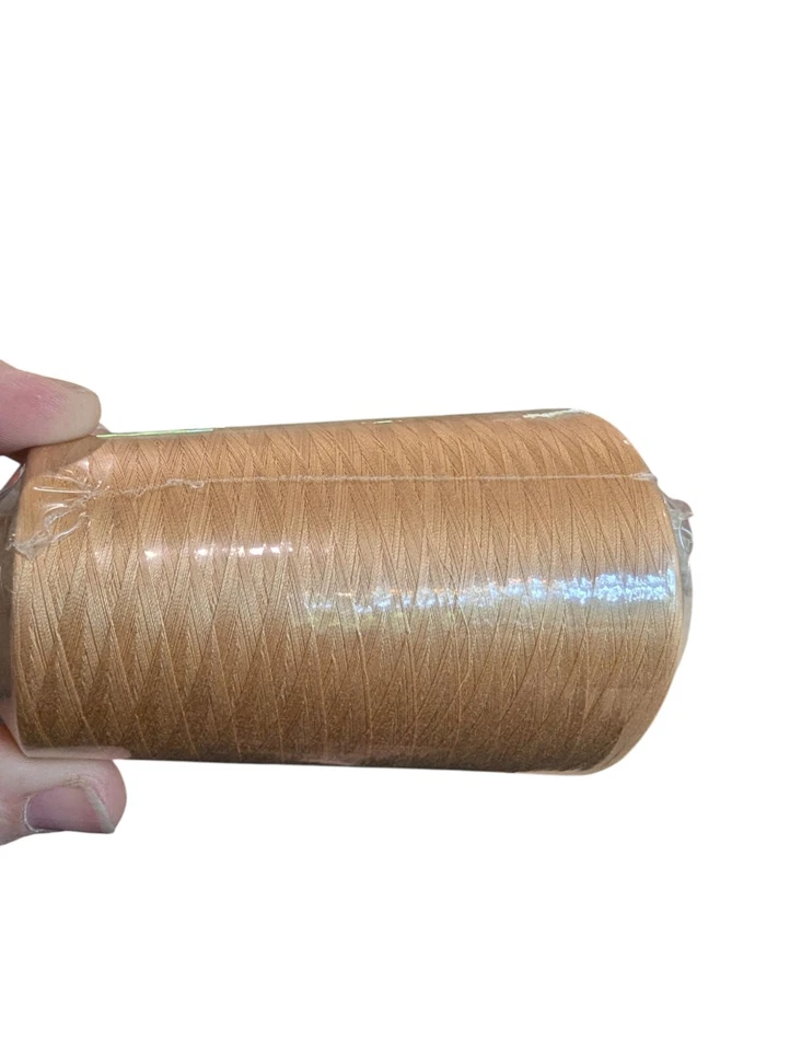 100% Cotton DMC Retors D'Alsace Thread 5000 M Spool Cone 2 Fil Gold Tan Lot 4 - Image 2 of 4